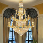 Luxury Villa Crystal Chandelier for Living Room, Dining Room, Bedroom