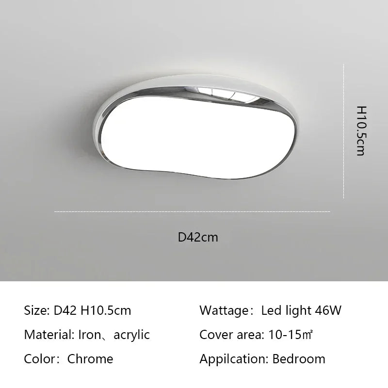 Round LED Ceiling Light: Full Spectrum Eye Protection for Home Decor & Study