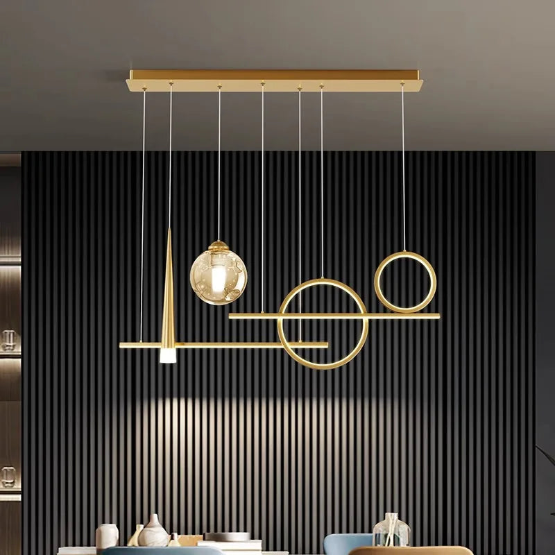 Modern LED Ceiling Lamp Chandelier for Bedroom and Dining Room
