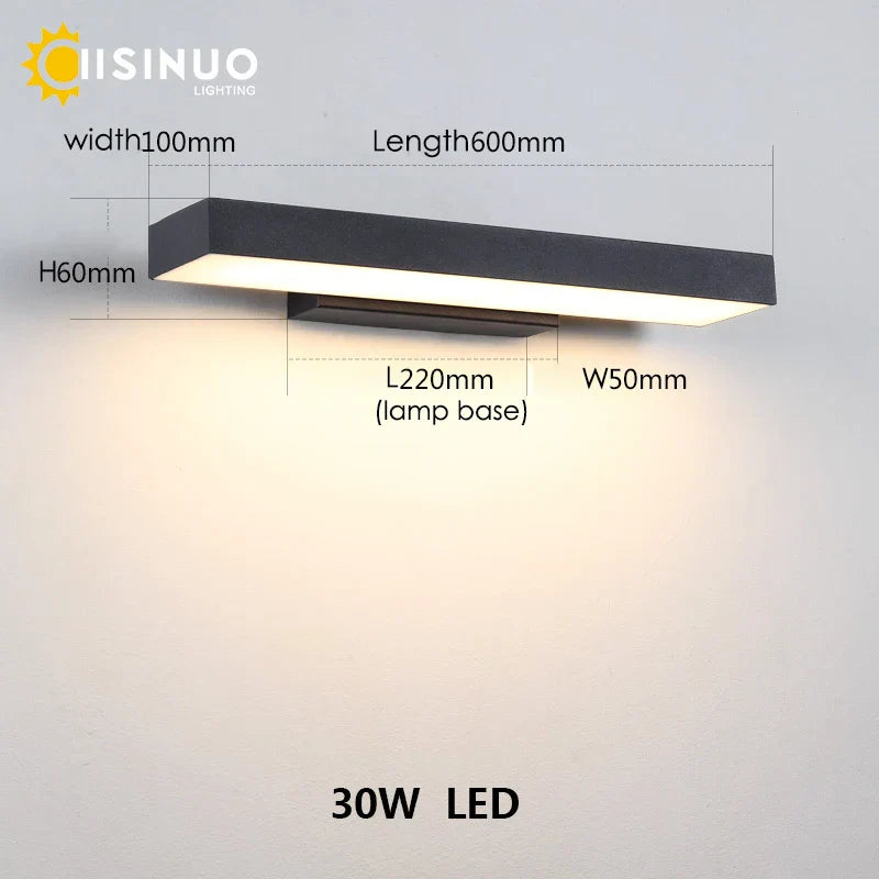 Dusk Dawn Motion Sensor Outdoor Wall Light Modern Sconces for House Garage Balcony