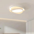Modern White LED Ceiling Light - Nordic Minimalism Luminarias for Bedroom