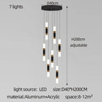 Nordic LED Ceiling Chandelier for Home Decor - Stylish Lighting for Various Rooms