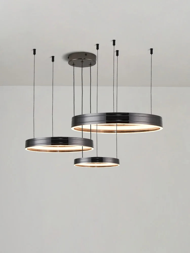 Modern Nordic Round Ceiling Chandelier Dining Bedroom Kitchen Lighting Lamps