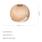 Wood Veneer Pendant Lights for Dining Room Décor