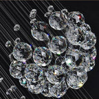 Crystal Ball Chandelier: Modern Design, Large Size, High Quality, Room Decor Lighting