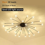 Nordic Sky Star Ceiling Lamps Modern Chandeliers Romantic Bedroom Children's Room Lighting