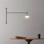 Black Iron LED Long Wall Lamp for Living Room, Bedroom, Corridor - Nordic Style