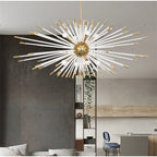Crystal Dandelion LED Chandelier for Luxury Indoor Decor