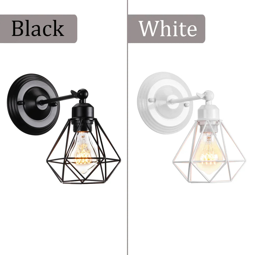 Retro Wood Wall Sconce Vintage Ceiling Pendant Lights for Home Décor