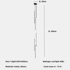 Bamboo Pendant Lights: Nordic Loft Stair LED Luminarias for Minimalism Decor