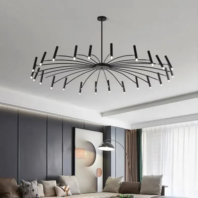 Minimalist LED Ceiling Chandelier for Living Dining Room Decor