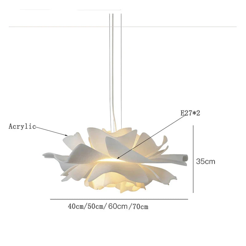 Nordic Modern Flower Chandelier for Living Room, Dining Room, and Bedroom