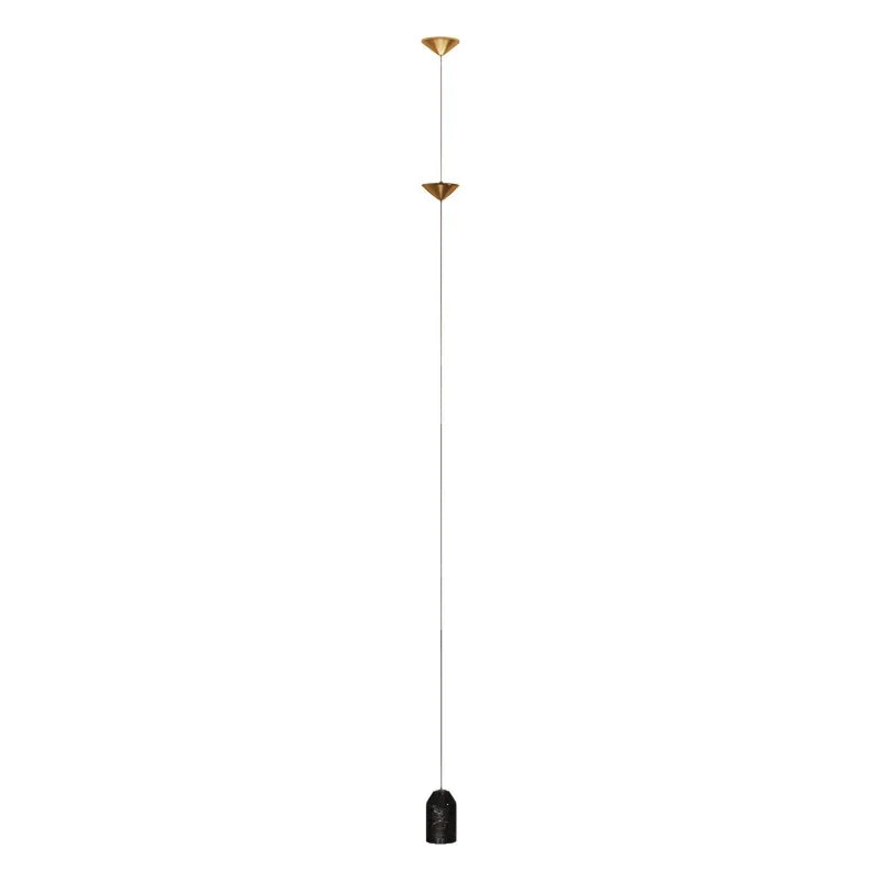 Cone Design Art Iron Hanging Cable Floor Lamp