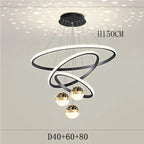 Nordic Dining Pendant Lamp for Living Room Ceiling Chandelier Lighting