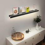 Acrylic LED Wall Lamps with Hooks for Bedroom Shelves & Background Wall Decor
