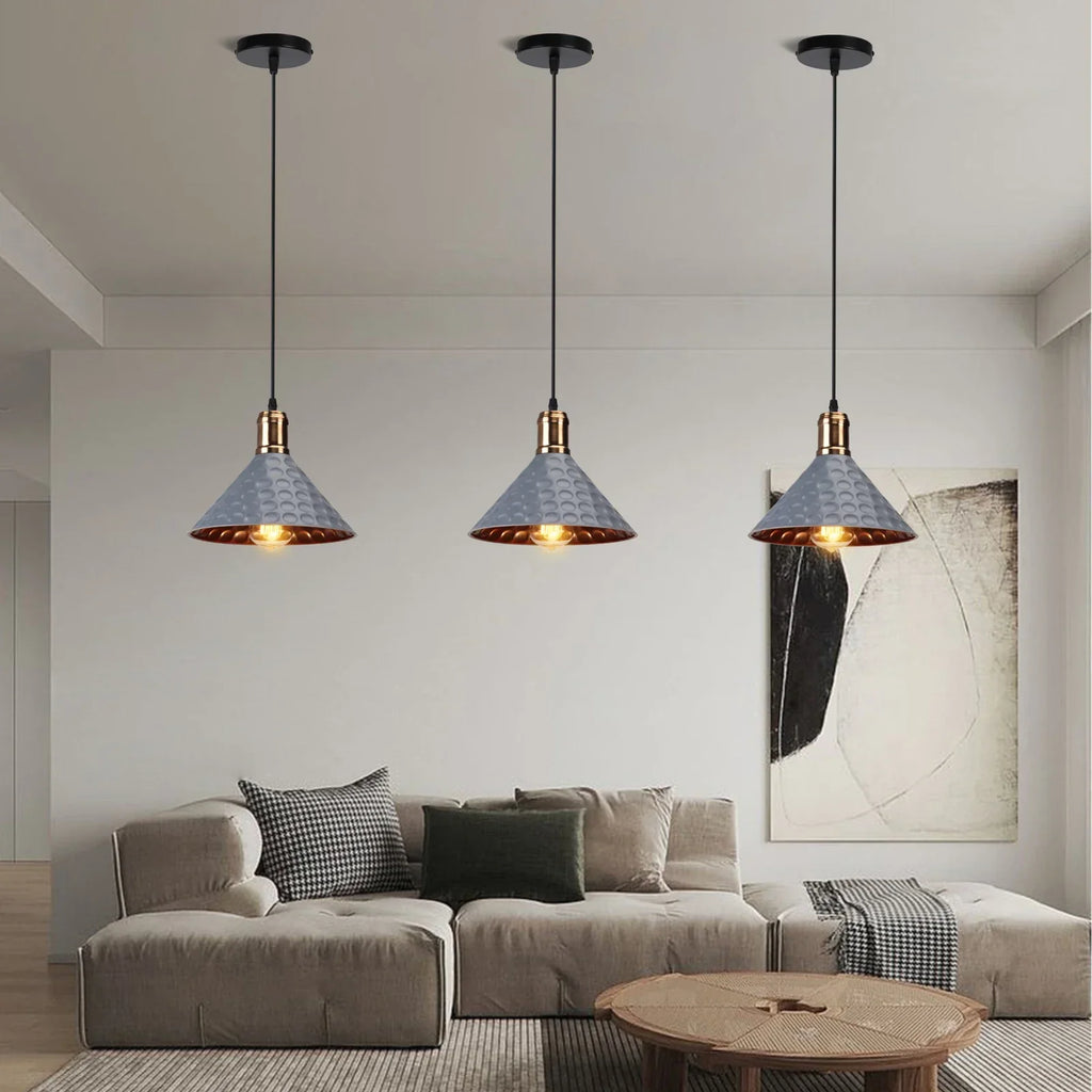 Retro Chandelier Pendant Light | Industrial E27 Fixture for Modern Living Room