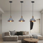 Retro Chandelier Pendant Light | Industrial E27 Fixture for Modern Living Room