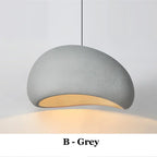 Wabi-Sabi Pendant Light: Minimalist E27 Chandelier for Dining, Living Room, Bedroom
