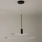 Modern LED Saucer Chandelier Living Room Stairs Dining Table Bar Pendant Lamp