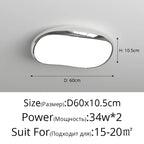 Nordic Ceiling Lights in White, Black, Red: Designer Lighting for Home Decor