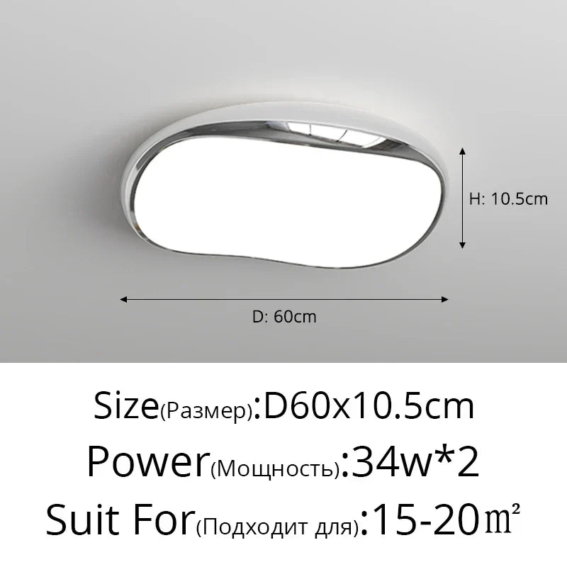 Nordic Ceiling Lights in White, Black, Red: Designer Lighting for Home Decor