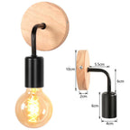 Industrial LED Wall Light Retro Loft Lamps E27 Iron Lampshade Sconce