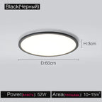 Modern Round LED Ceiling Lamp for Living Room, Bedroom, Dining Room, Balcony, and Corridor