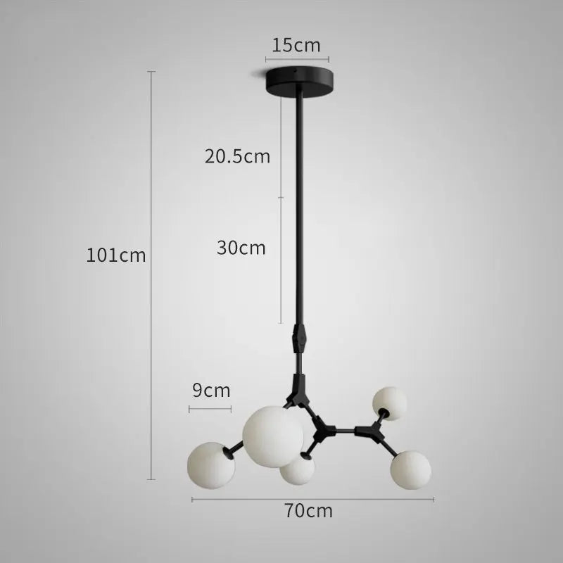Iron Magic Molecular Pendant Lights for Living Room Dining Room Decor