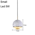 Modern Minimalist Marble Round Chandelier Pendant Lighting
