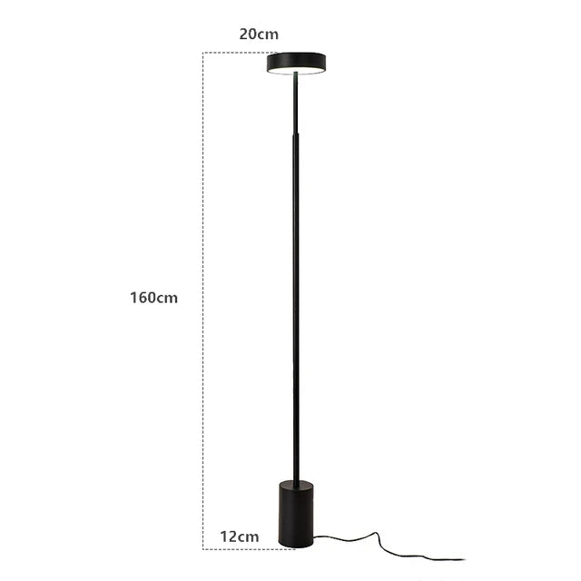 Peak Floor Lamp: Indoor Minimalist Designer Light for Living Room & Bedroom