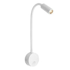 Adjustable Indoor LED Wall Lamp Spotlight Fixture, Aluminum, Rotatable 350°