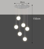 Nordic Dining Pendant Light Chandelier for Living Room, Indoor Ceiling Lamp