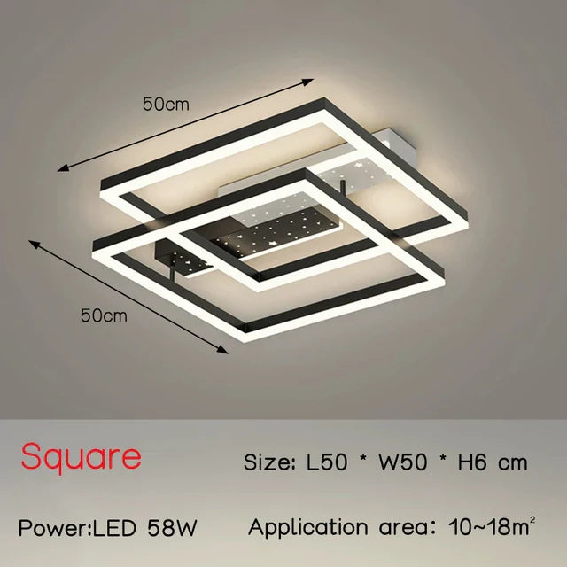 Modern Ceiling Chandelier Light for Bedroom Living Room Indoor Decor Lighting