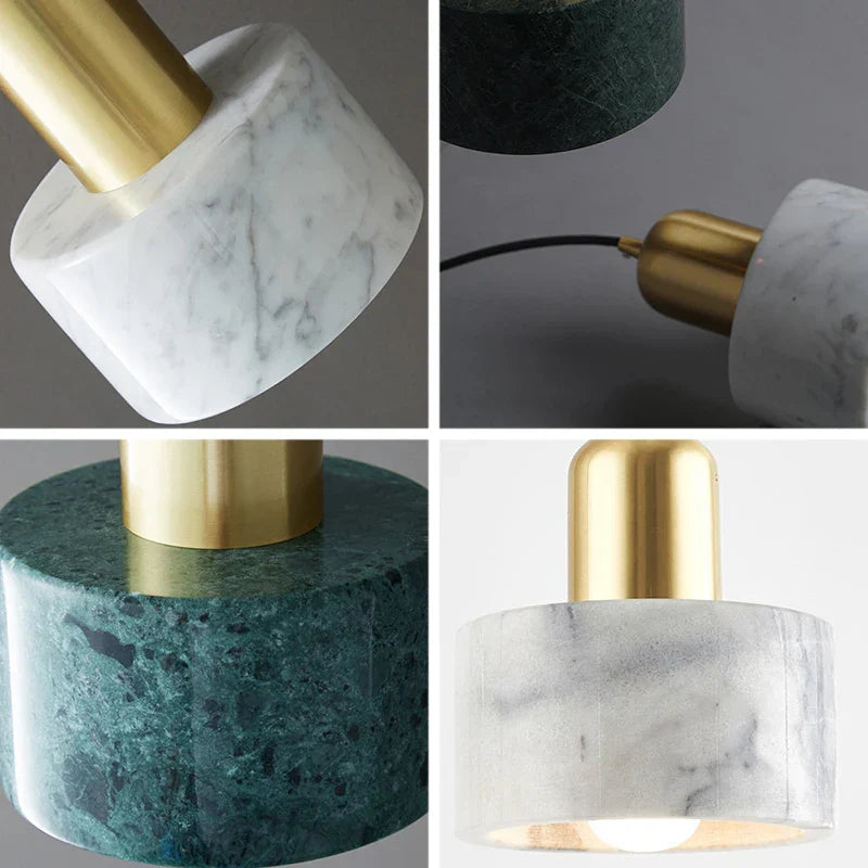 Marble Chandelier: Modern LED Pendant Lighting for Dining, Living, and Bedroom Décor