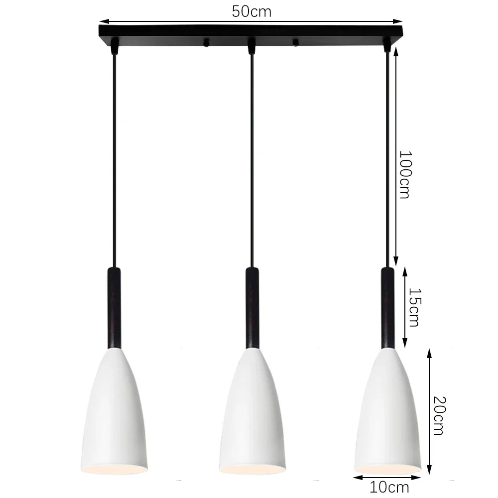 Sleek LED Pendant Lamps - Modern Loft Chandeliers for Home Decor and Lighting Fixtures