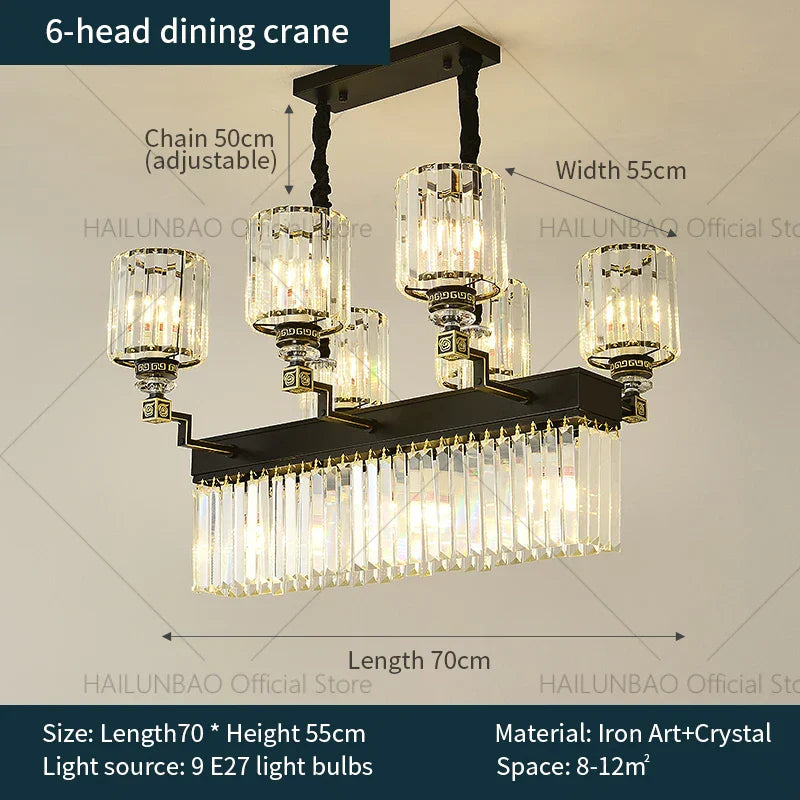 Modern Crystal Chandelier Light for Luxurious Living Spaces
