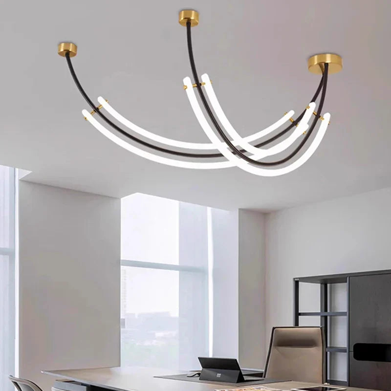 Modern LED Pendant Light Chandeliers for Living and Dining Room Lighting
