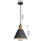 LED E27 Pendant Light: Modern Nordic Industrial Hanging Lamp for Home Decor