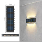 Solar Wall Lamp: Outdoor Waterproof Up/Down Lighting for Garden, Street, Landscape, Balcony