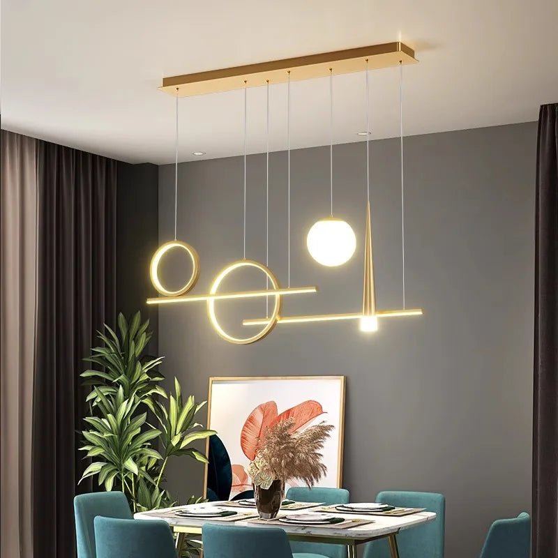 Modern LED Ceiling Lamp Chandelier for Bedroom and Dining Room