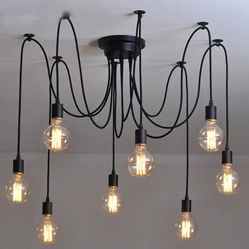 Spider Chandelier: LED Pendant Lights for Dining Room and Home Decoration
