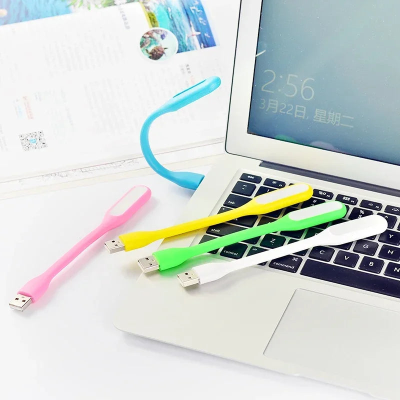 Mini USB LED Reading Lamp Night Light 5V 1.2W Flexible Desk Lamp