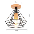 Vintage Industrial Ceiling Light Shade for Modern Retro Home Decor