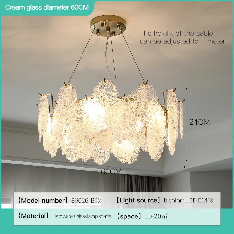 Crystal Chandelier: Modern Luxury Master Bedroom French Light for Living Room