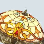 Bohemian Glass Ceiling Light: European Baroque Style for Home Decor & LED Lighting.