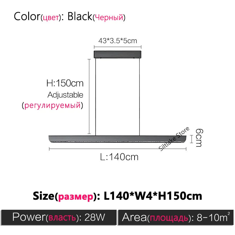 Modern Nordic LED Dining Table Lamps for Tea Room, Office, Bar