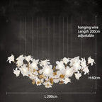 Crystal Flower Luxury Chandelier for Home Decor