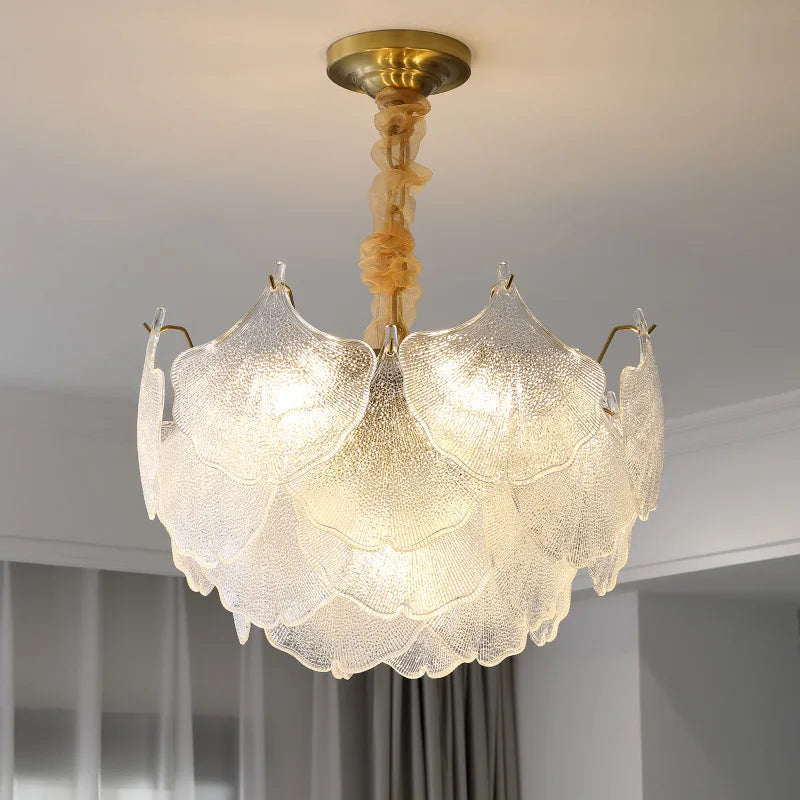 Shell Chandelier: Modern French Luxury Lighting for Nordic INS Wind Bedroom