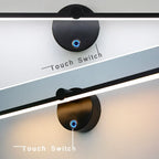 Linear LED Vanity Wall Light with Switch, 300° Rotation, 41CM - Nordic Minimalist Style