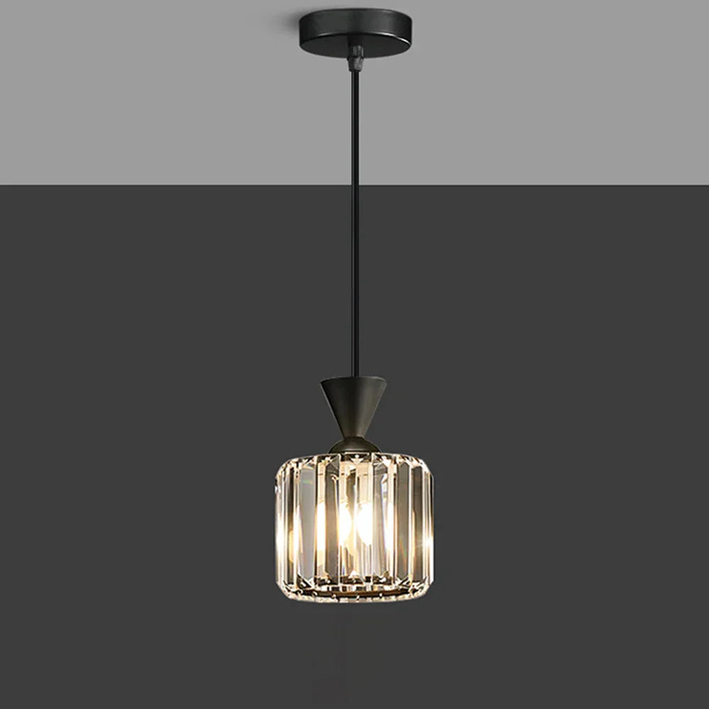 Crystal Pendant Chandelier: Elegant Lighting for Home, Shop, and Cafe